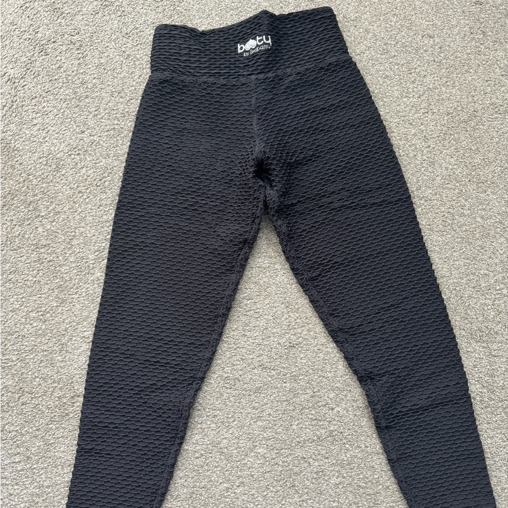 Booty By Brabants Croco Skin Leggings - *HEMMED* - Charcoal Grey